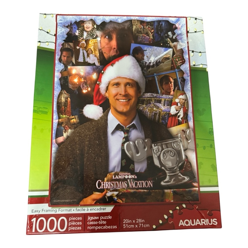 National Lampoon's Christmas Vacation 1000-Piece Jigsaw Puzzle - Red/Green